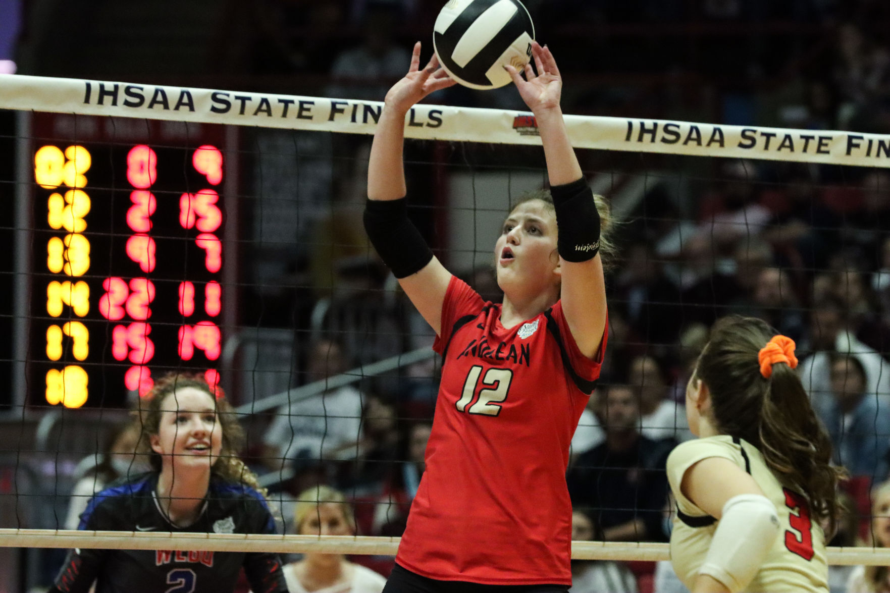 2A volleyball state final - Andrean vs. Western Boone